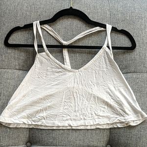White crop top